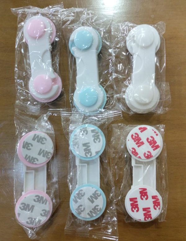 Child Safety Lock - Drawer & Sliding Door Lock for Children's Safety (3 Pieces)