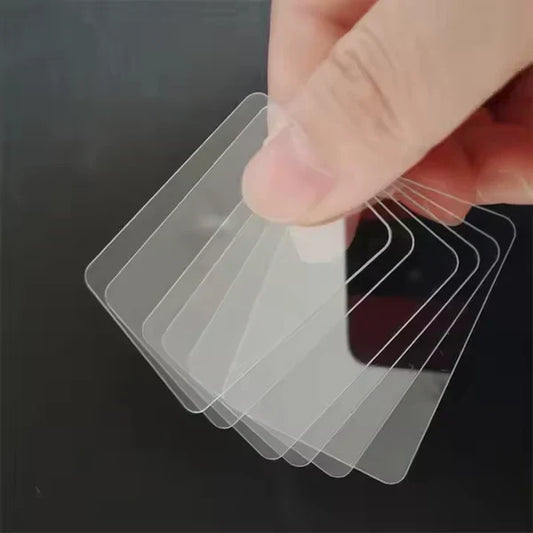 Strong Transparent Magic Stickers for Home, Kitchen, Washroom, Office, School (Double Adhesive, Both Sides)
