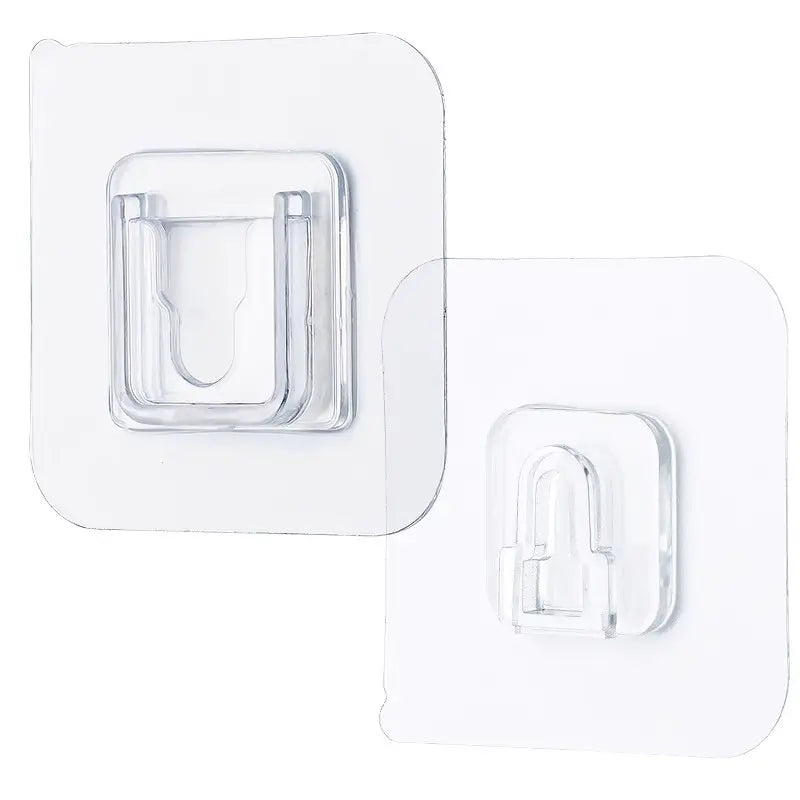 Strong Magic Hooks for Home, Décor, Kitchen, Washroom, Office, etc., Self-Adhesive (Pair Hooks - Pack of 10 Pairs, 20 Hooks)