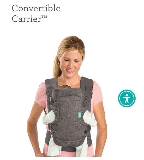 4-in-1 Baby Carrier Belt – Adjustable, Comfortable & Secure for Newborns & Toddlers (8-32 lbs)