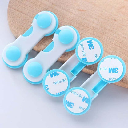 Child Safety Lock - Drawer & Sliding Door Lock for Children's Safety (3 Pieces)