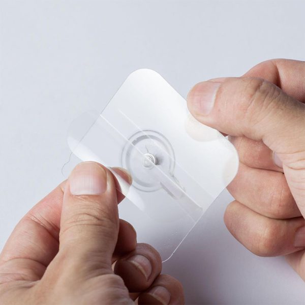 Strong Magic Hooks for Home Décor, Kitchen, Washroom, Office; Transparent & Self-Adhesive (Mix Pack)