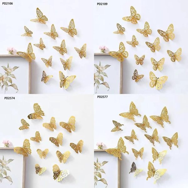 3D Butterfly Wall Stickers – Décor for Home & Kids' Room