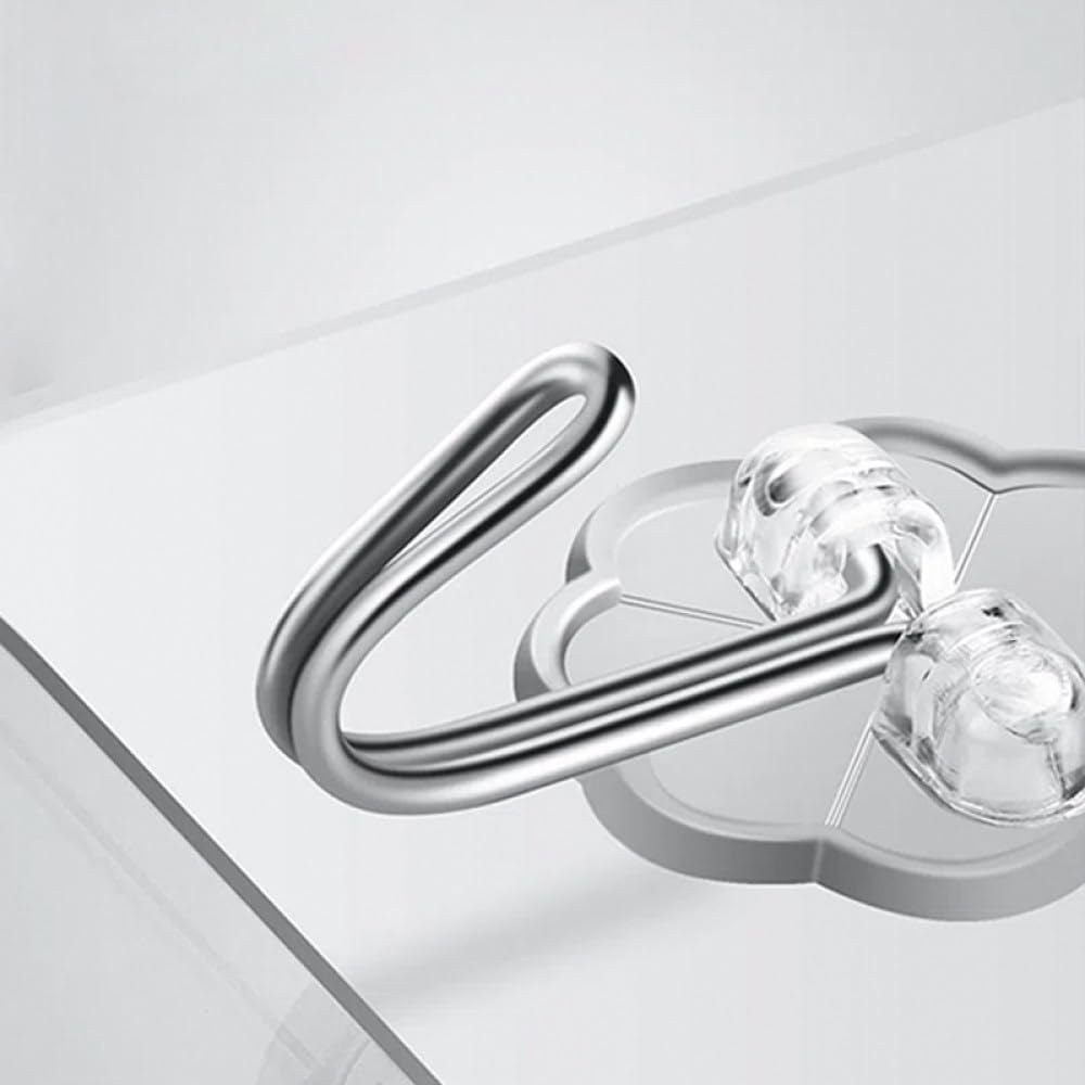 360° Rotating Strong Magic Hooks for Home Décor, Kitchen, Washroom, Office, Self-Adhesive (Multi-Function Hooks- Pack of 10)