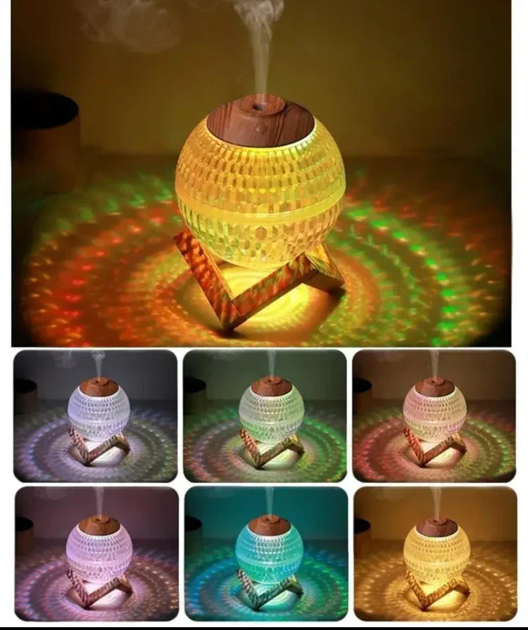 Crystal Ball Air Humidifier Lamp