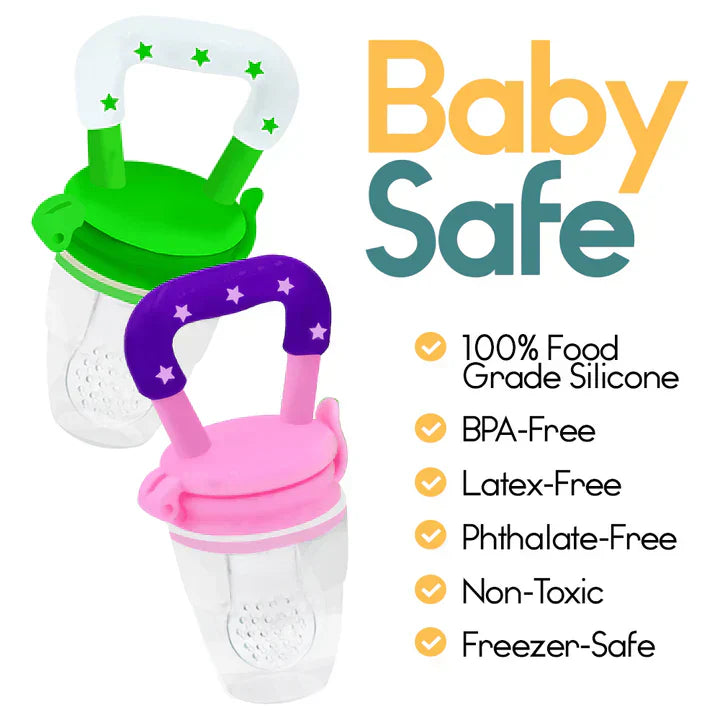 🍓🍼 Baby Fruit Feeder & Teether  - Fresh Solid Food Pacifier