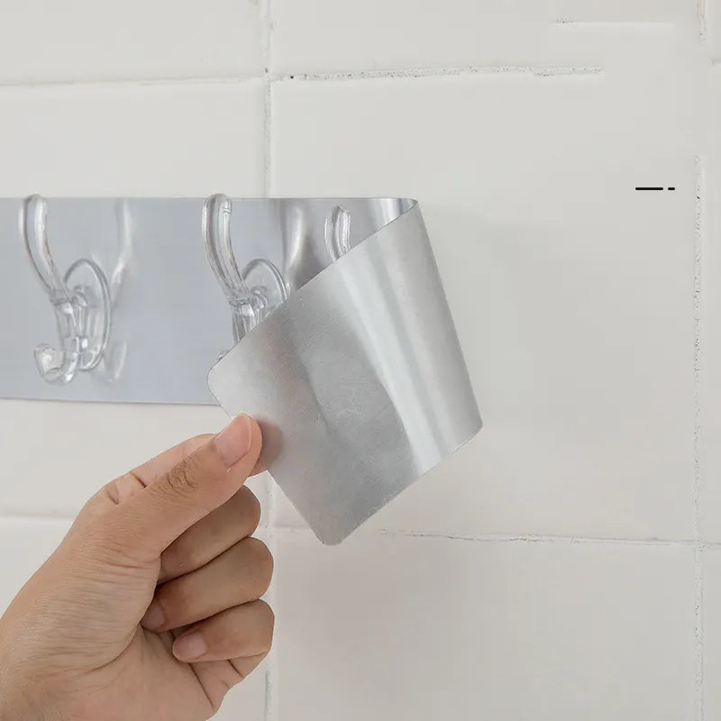 6-in-1 Strong Magic Hanger for Home, Kitchen, Washroom, Office - Transparent, Self-Adhesive, & Removable (Buy 1, Get 1 Free)