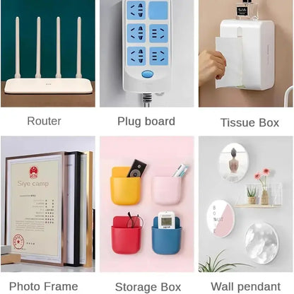 Strong Magic Hooks for Home, Décor, Kitchen, Washroom, Office, etc., Self-Adhesive (Pair Hooks - Pack of 10 Pairs, 20 Hooks)