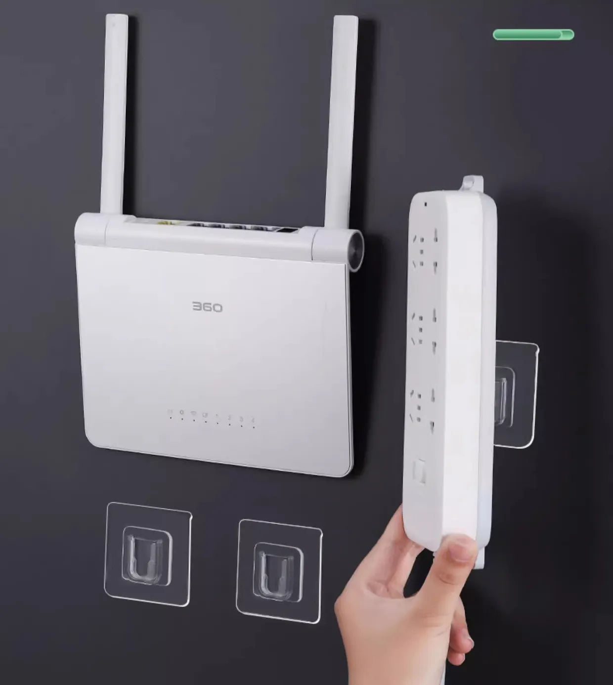 Strong Magic Hooks for Home, Décor, Kitchen, Washroom, Office, etc., Self-Adhesive (Pair Hooks - Pack of 10 Pairs, 20 Hooks)