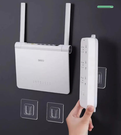 Strong Magic Hooks for Home, Décor, Kitchen, Washroom, Office, etc., Self-Adhesive (Pair Hooks - Pack of 10 Pairs, 20 Hooks)