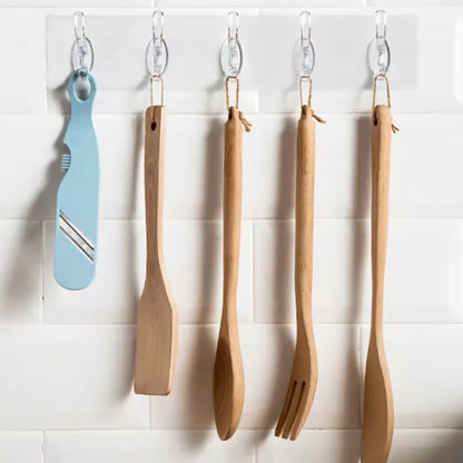 6-in-1 Strong Magic Hanger for Home, Kitchen, Washroom, Office - Transparent, Self-Adhesive, & Removable (Buy 1, Get 1 Free)