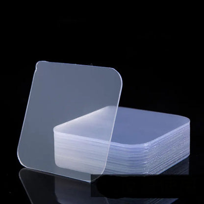 Strong Transparent Magic Stickers for Home, Kitchen, Washroom, Office, School (Double Adhesive, Both Sides)