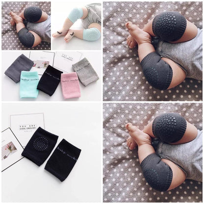 Baby Knee Pads – Soft, Breathable, Anti-Slip, Protective for Crawling & Walking Babies & Toddlers
