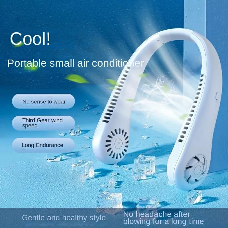 Mini Hanging Neck Fan High Wind 3 Speed