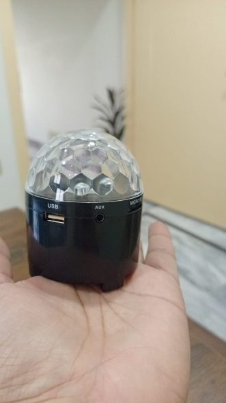 Disco DJ Stage Light LED Crystal Magic Ball - Digital RGB with MP3 & USB