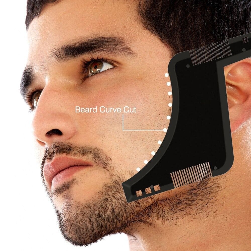 Beard Shaping Template, Men's Beard Styling Comb