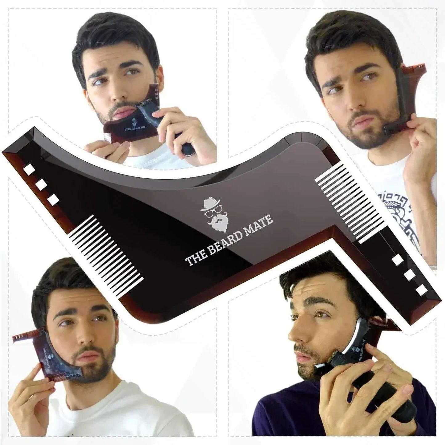 Beard Shaping Template, Men's Beard Styling Comb
