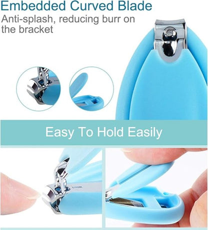 Baby Manicure & Grooming Kit – 4-in-1 Baby Nail Care Kit for Babies & Toddlers (Random Color)