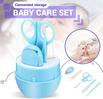 Baby Manicure & Grooming Kit – 4-in-1 Baby Nail Care Kit for Babies & Toddlers (Random Color)