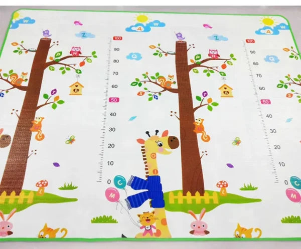 Colorful Play Mat for Crawling Infants, Babies, and Kids - Reversible/ Double-Sided,&nbsp;Waterproof