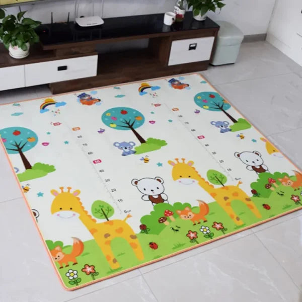 Colorful Play Mat for Crawling Infants, Babies, and Kids - Reversible/ Double-Sided,&nbsp;Waterproof