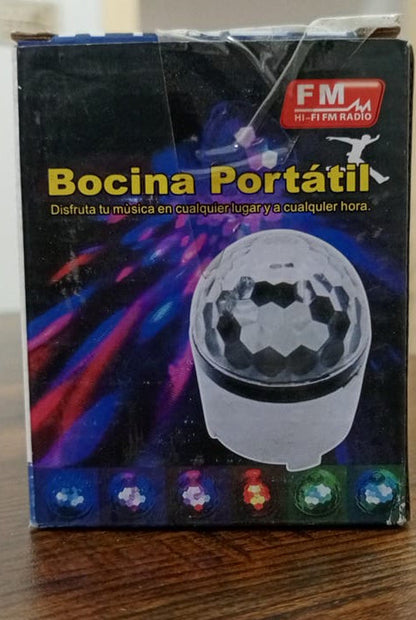 Disco DJ Stage Light LED Crystal Magic Ball - Digital RGB with MP3 & USB