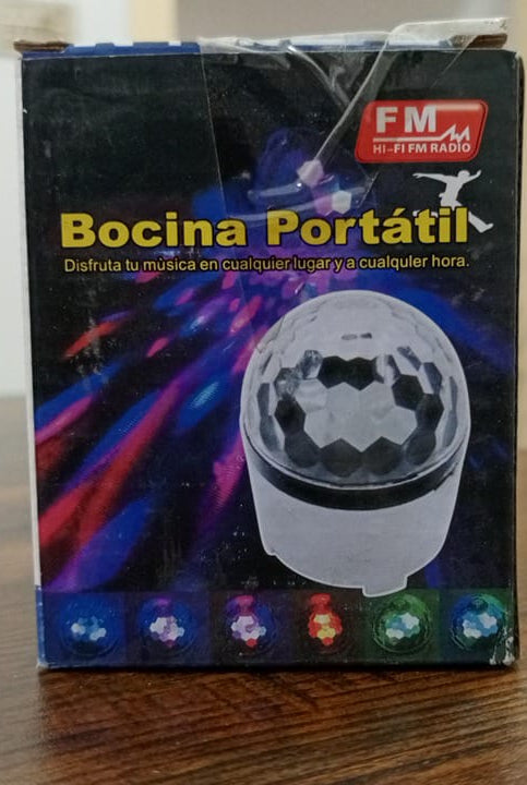 Disco DJ Stage Light LED Crystal Magic Ball - Digital RGB with MP3 & USB