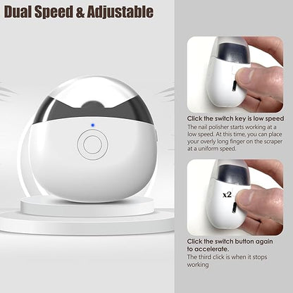 Rechargeable Electric Nail Clipper – Safe, Easy & Tension-Free Nail Cutting