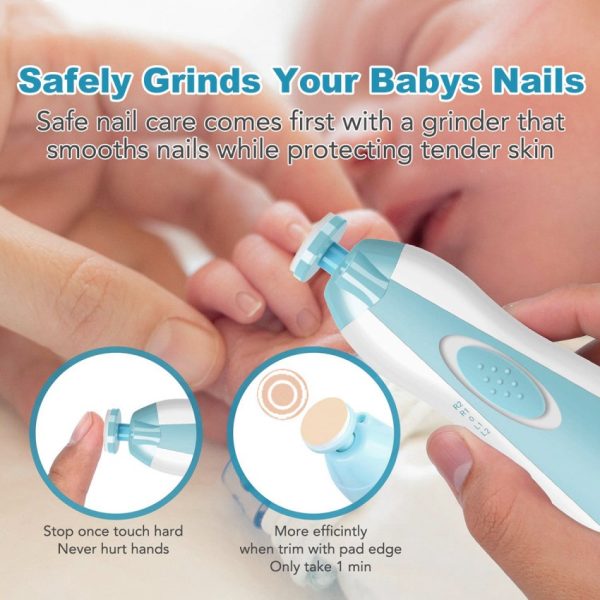 Beatiful Electric Nail Trimmer Set for Baby & Girls (Random Color) 👶💕