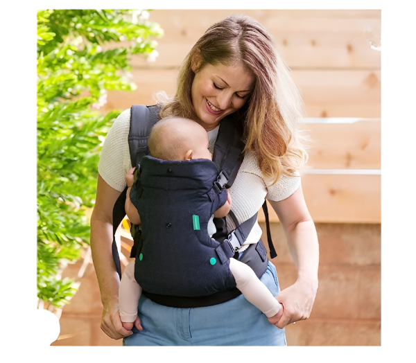 4-in-1 Baby Carrier Belt – Adjustable, Comfortable & Secure for Newborns & Toddlers (8-32 lbs)