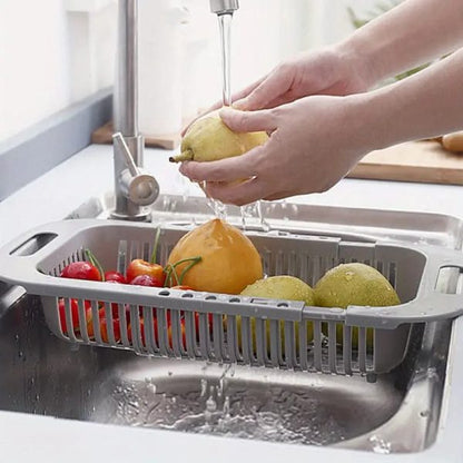Multi-Function Kitchen Dish Drainer and Drying Rack – Sink Basket for Washing Vegetables, Fruits, Bowls, Utensils, etc.