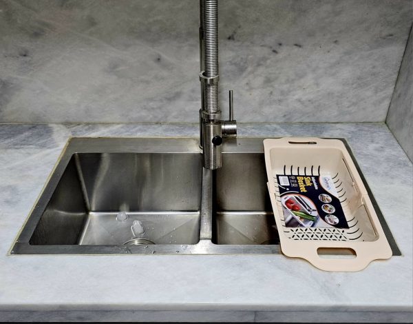 Multi-Function Kitchen Dish Drainer and Drying Rack – Sink Basket for Washing Vegetables, Fruits, Bowls, Utensils, etc.