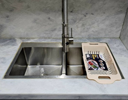 Multi-Function Kitchen Dish Drainer and Drying Rack – Sink Basket for Washing Vegetables, Fruits, Bowls, Utensils, etc.