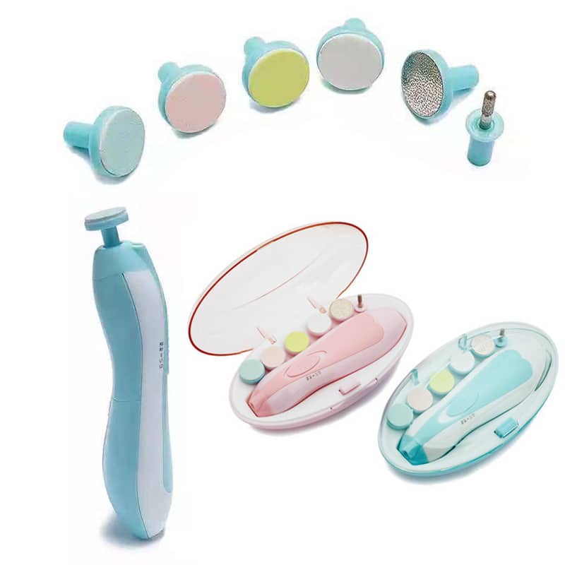 Beatiful Electric Nail Trimmer Set for Baby & Girls (Random Color) 👶💕