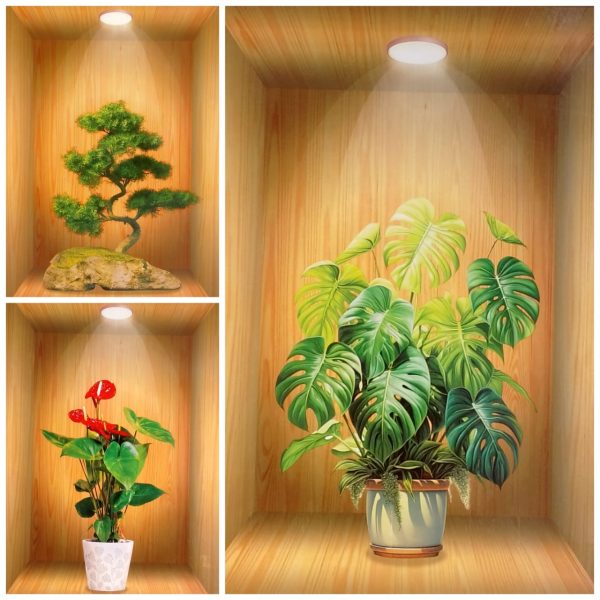 3D Aesthetic Wall Art Frames - Modern Home Décor (Pack of 3)