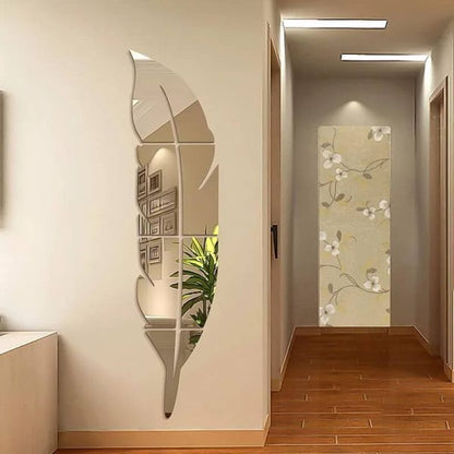 Beautiful Wall Leaf Mirror – Elegant Reflective Room Décor